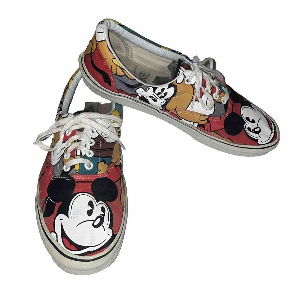 Vans Disney X Mickey Mouse and Friends Men's Low Top Lace-Up Shoes Size 13